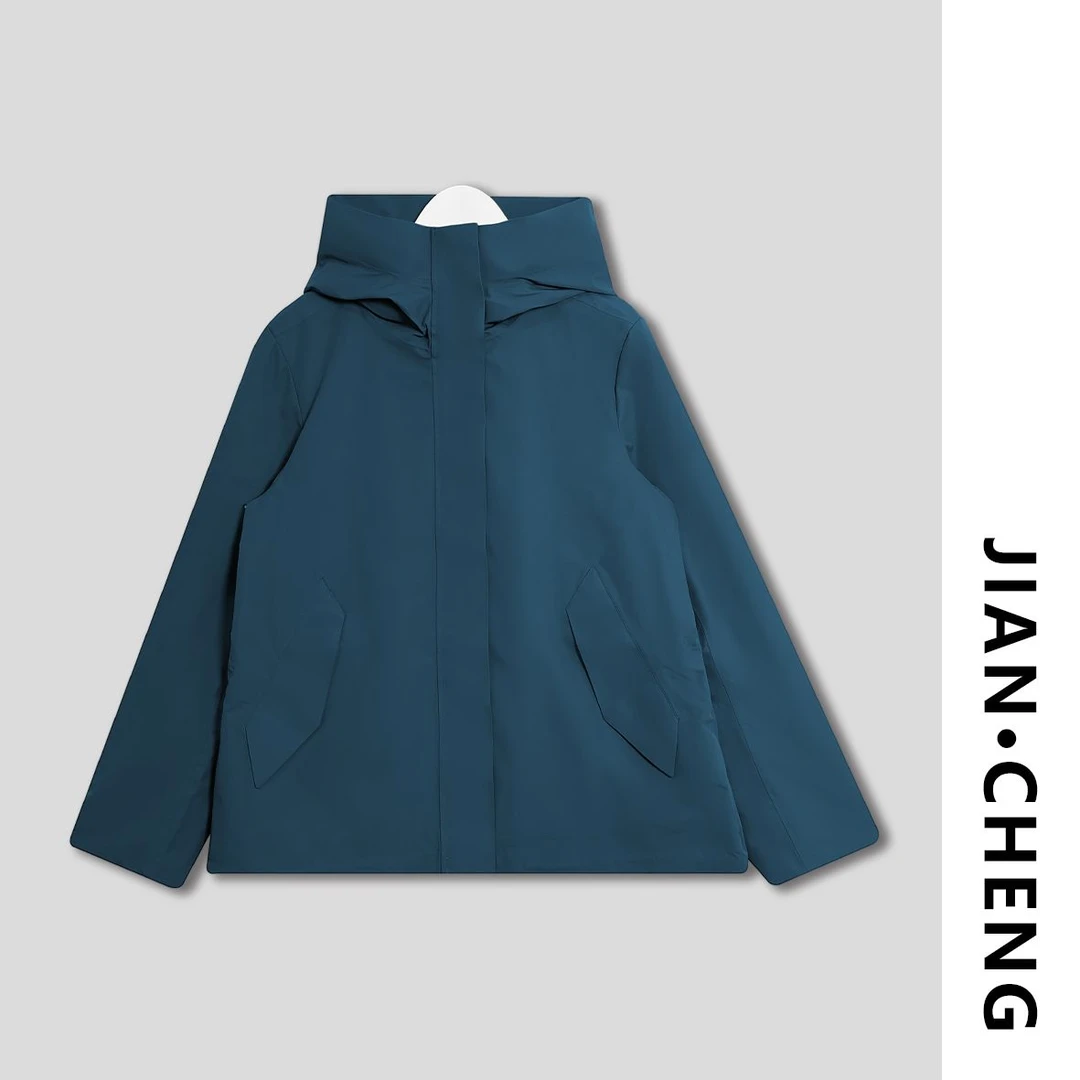 【简柽】情侣中长款冲锋衣D408-19001