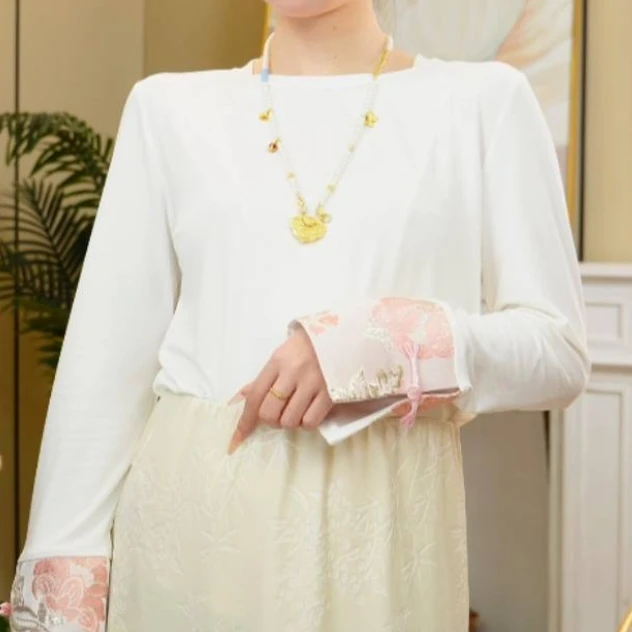 【主播同款内搭】鹿三三SANN新中式衬衫女国风上衣2024D7399小鹿
