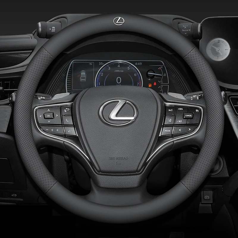 【15号】雷克萨斯方向盘套专车专用汽车把套四季通用圆型真皮超薄