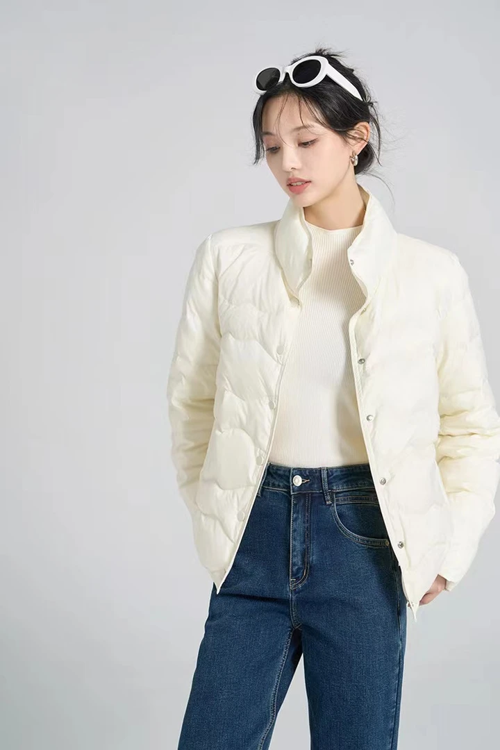 Miss Chen「大牌极简」90白鸭绒羽绒服2516