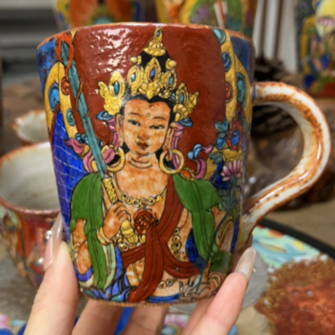 手绘虚空藏马克杯