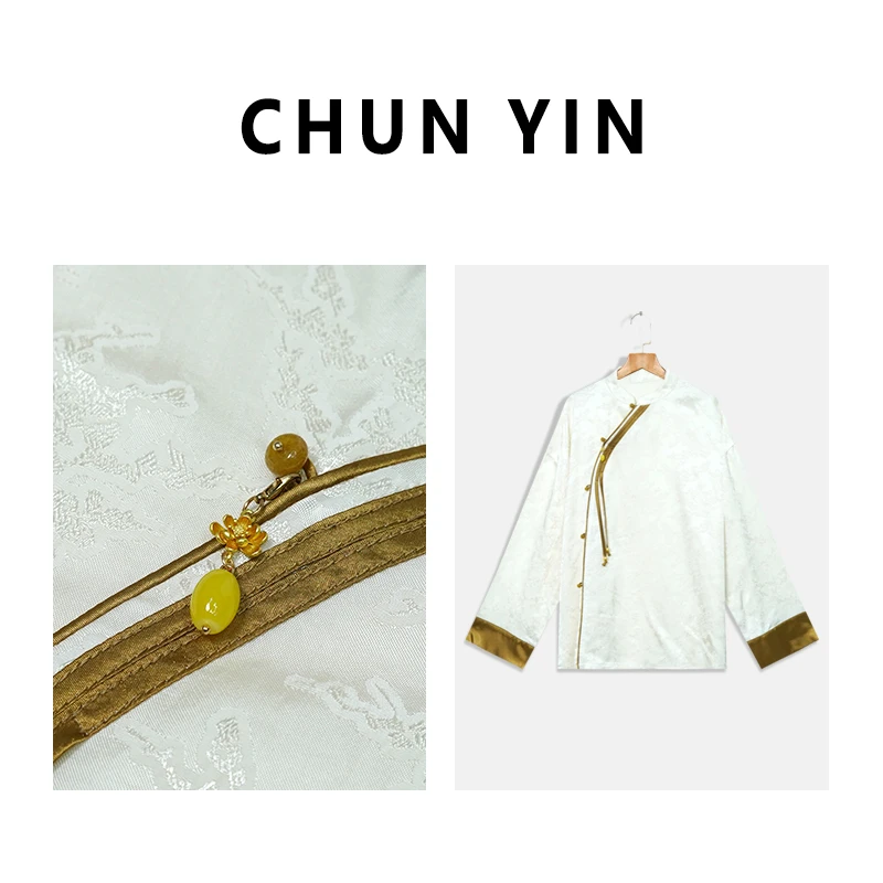 李理LELE『白月光 』新中式国风欧若风重工复古上衣28953