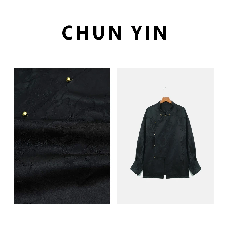 李理LELE『中式老钱』2025早秋新款新中式国风潮流宽松上衣20563