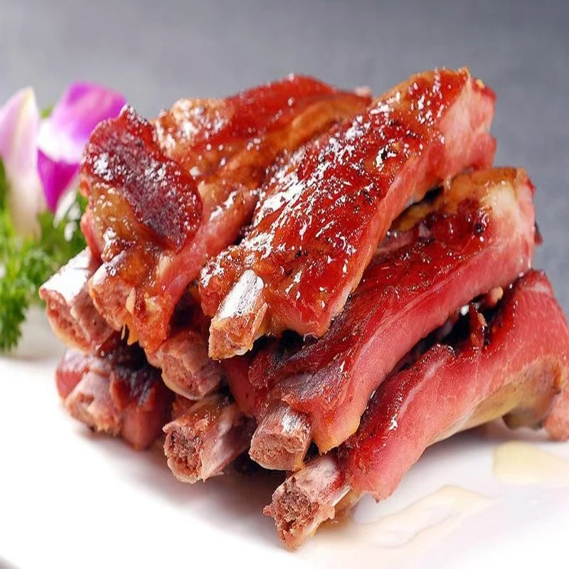 【直播间现场称重】烟熏农家腊排骨五花随机送香肠萝卜干猪脚鸭子