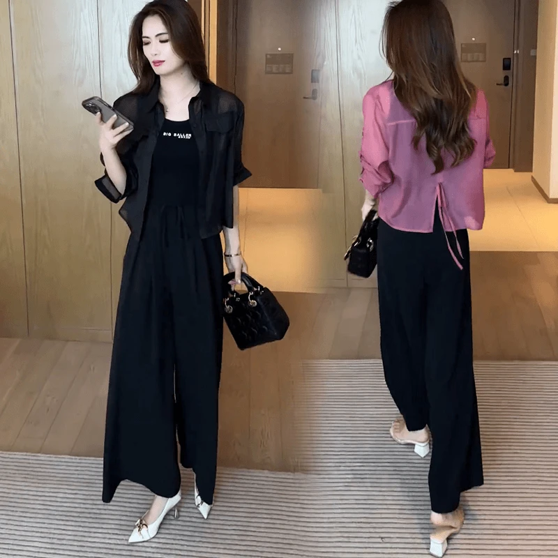 时尚2024秋季新款洋气质显瘦百搭小众衬衫减龄长袖宽松韩版防晒衣