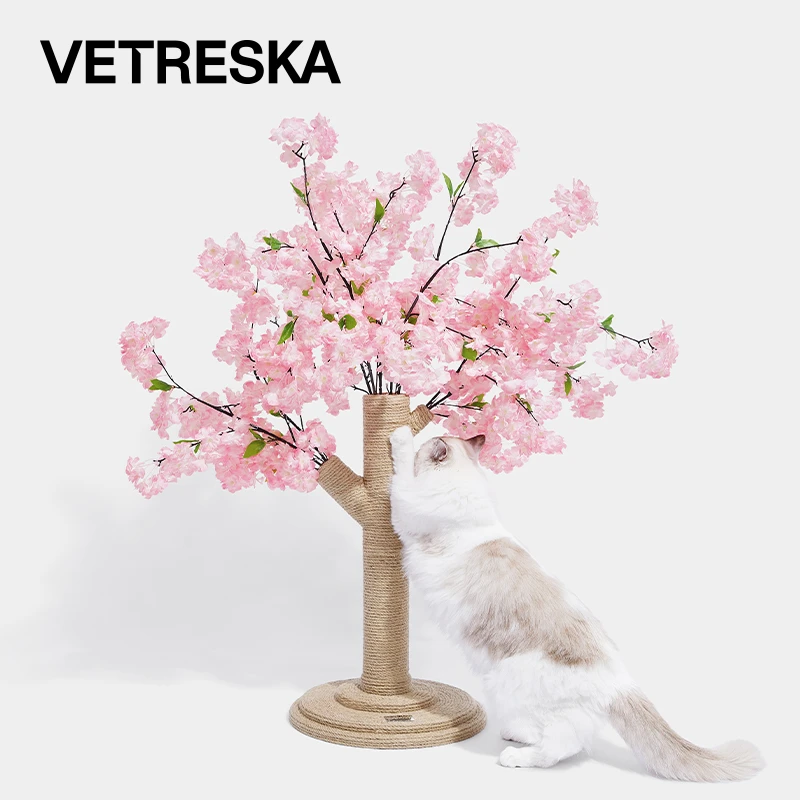 未卡樱花猫爬架猫爬柱跳台猫架猫树玩具猫抓板猫抓架猫咪宠物用品