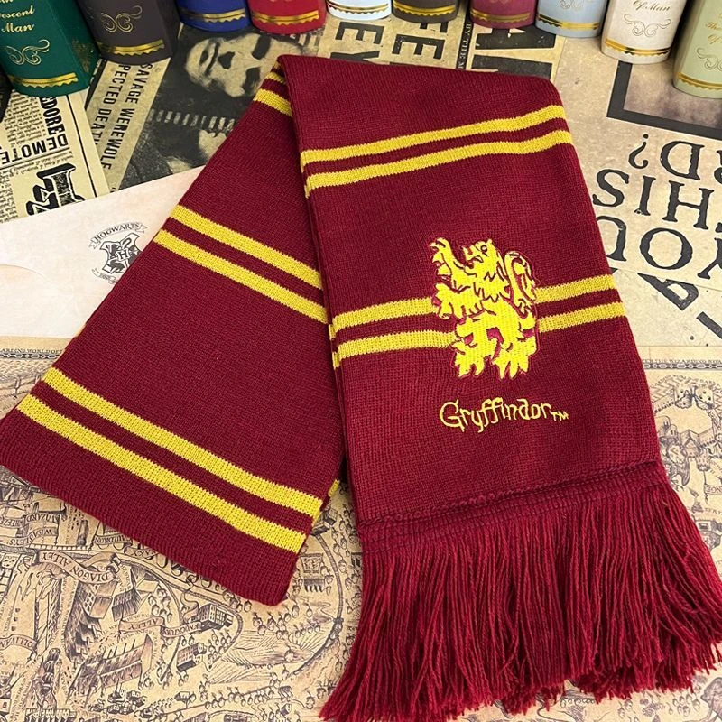 哈利波特围巾周边环球影城原版正版联名款保暖格兰芬多斯莱特林