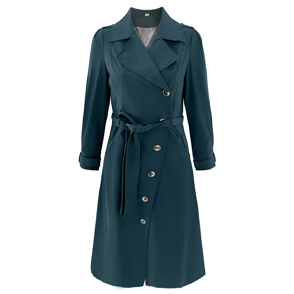 2023新款风衣时尚气质女士中长款百搭显瘦秋季