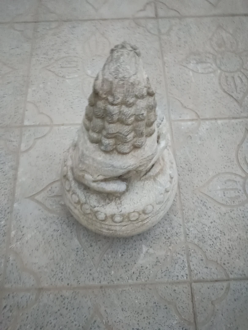 青石鼓上狮做工精细不包邮