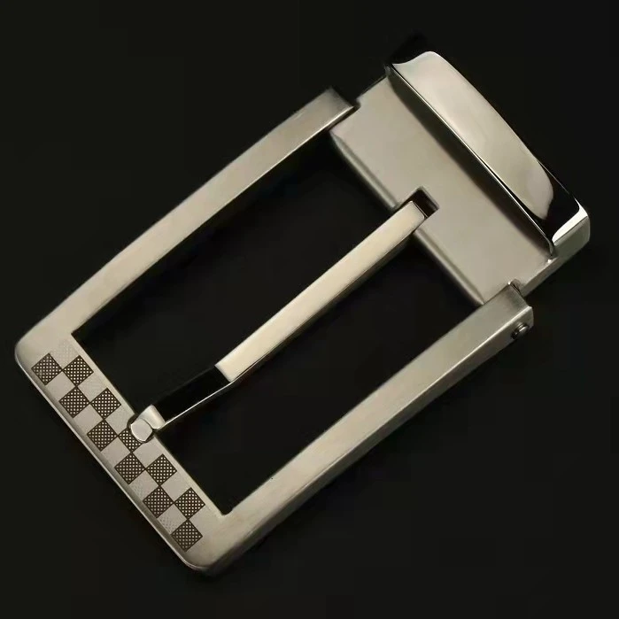 男士皮带扣头不锈钢针扣扣头3.8宽腰带针扣时尚新款钢扣腰带扣头