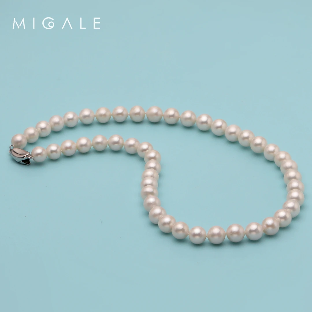 【年货丨压箱底的好货】精选无核白色珍珠项链 8.3-9.3mm C1177
