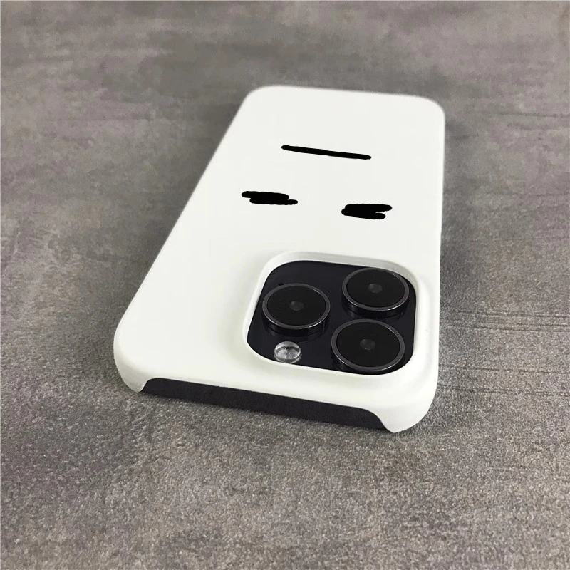 无语表情适用15pro苹果14ProMax手机壳iPhone14pro大孔12半包硬壳