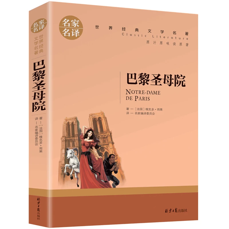 巴黎圣母院 原著正版 雨果著 青少年版 小学生初中高中学生课外