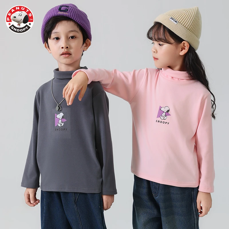 史努比儿童休闲百搭上衣时尚潮童打底衫ST23401