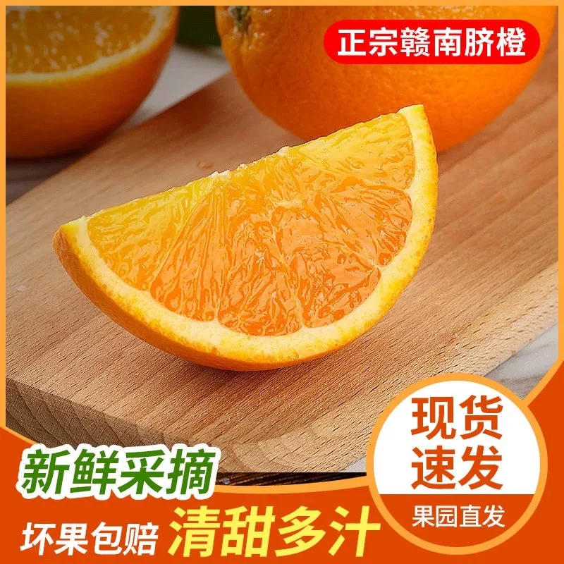 正宗寻乌县赣南脐橙水果新鲜产地直发现摘现发10斤九月红秭归脐橙