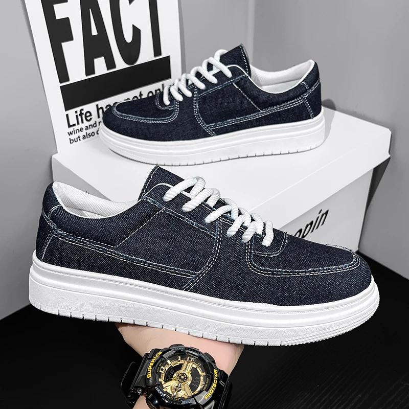 板鞋男2025夏季新款百搭透气废土风学生鞋子休闲ins潮流男鞋厚底