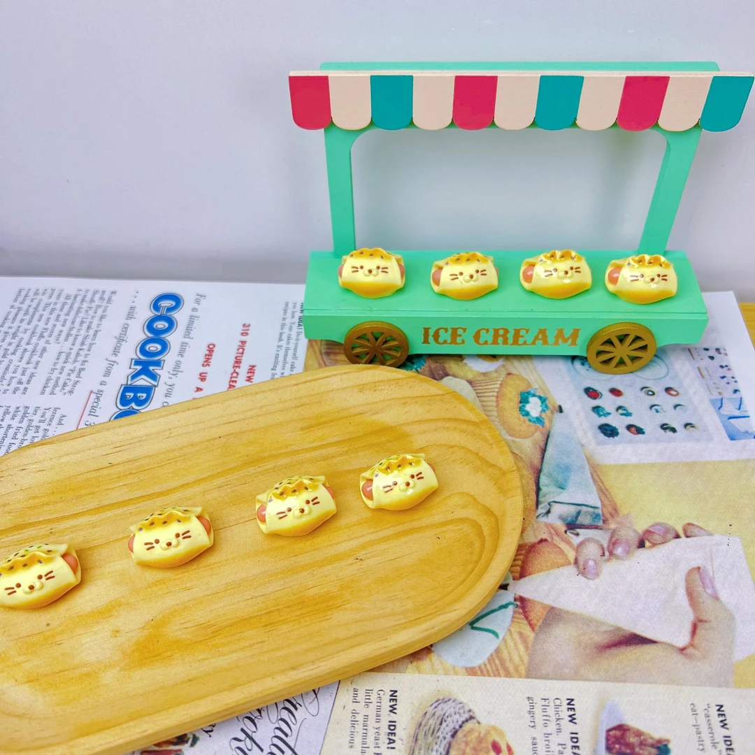 【汐威DIY定制款食玩 猫咪锅贴】DIY高货食玩手工发夹树脂配件