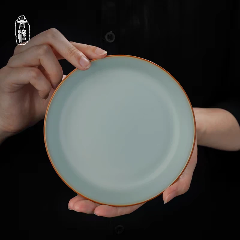 青澹汝窑若镜壶承开片款撤店清仓