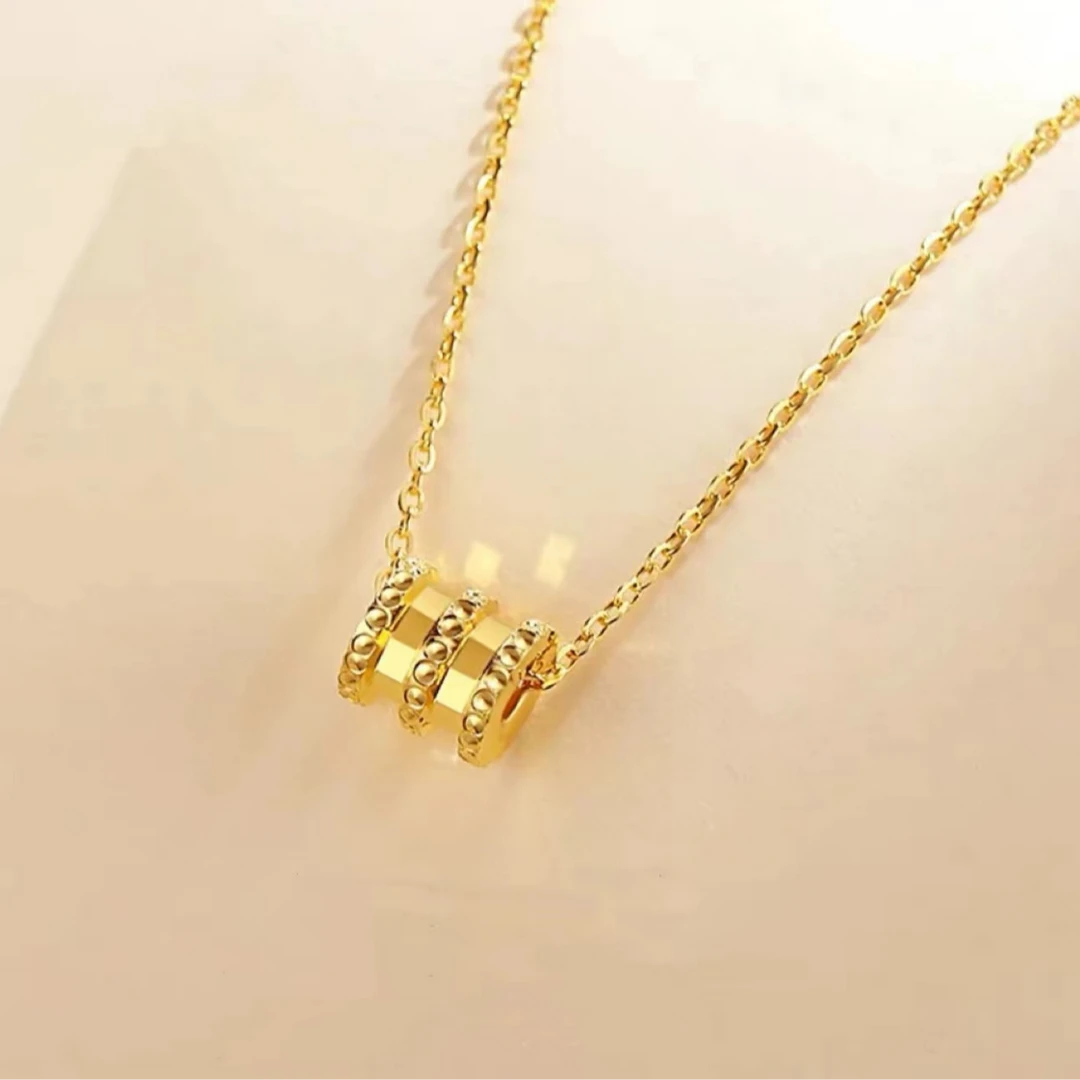 坠链均足银 小蛮腰项链轻奢时尚经典百搭路路通锁骨链