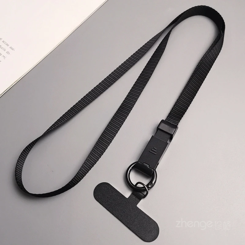 手机挂绳挂脖绳子男女款夹片式手机通用宽带创意滑扣时尚链结实