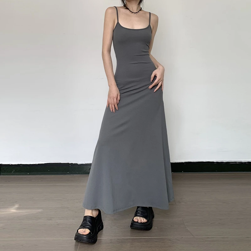【韩系穿搭】连衣裙女款爆款2025新款高级感修身包臀显瘦高贵连衣裙