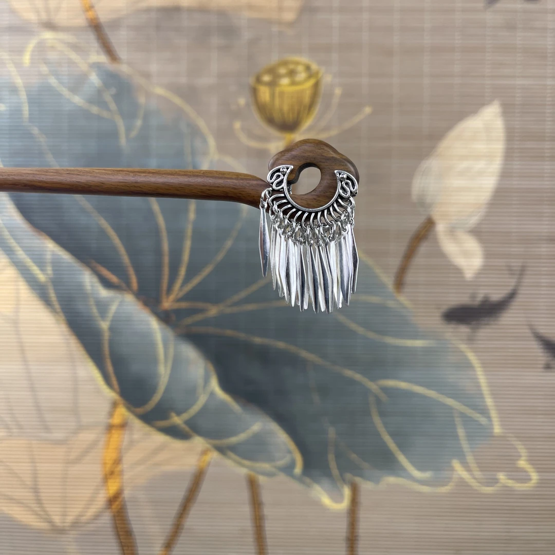 J219气质简约流苏发簪