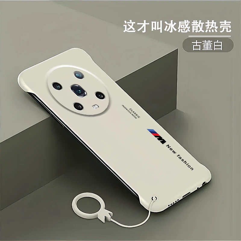 适用于荣耀Magic4Pro新款超薄无边框散热磨砂防摔个性手机壳