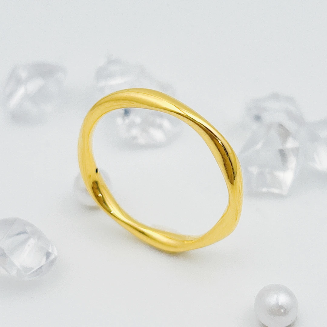 【飘飘严选】足金999 莫比乌斯环戒指 1 17#