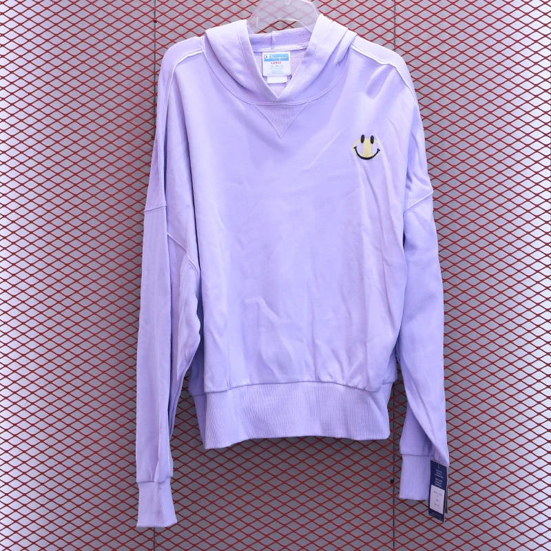 Champion冠军印花小标连帽运动休闲卫衣男女款WL9311 HS22 587046