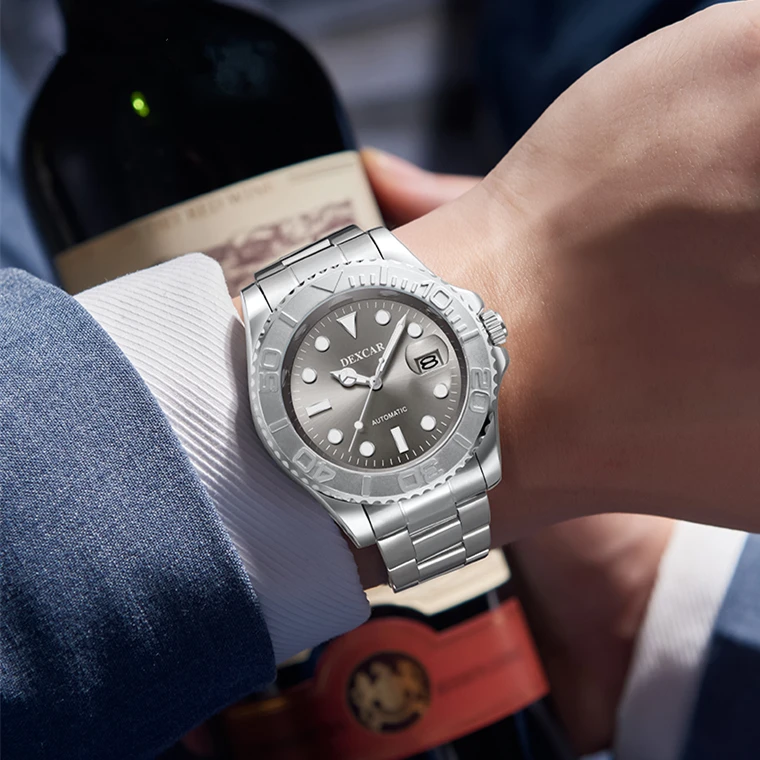 男士日历款全自动机芯手表男腕表（周总）