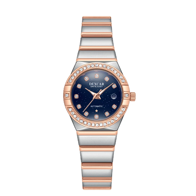 轻奢女款全自动腕表女表日历+镶钻款（小曾）