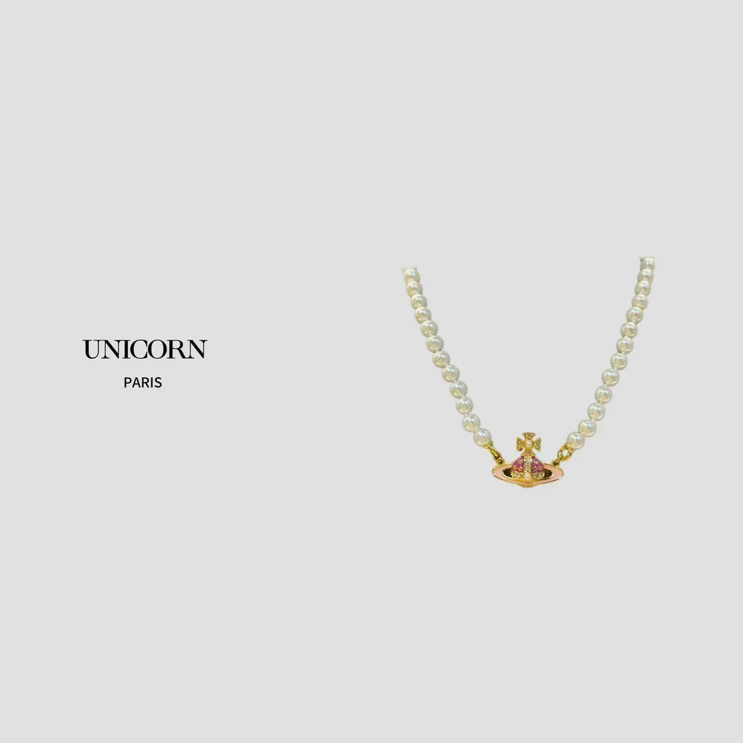 仿珍珠项链 时尚项链 JS0304