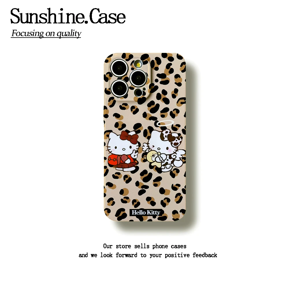 豹纹KT菲林软壳适用于苹果华为vivo小米oppo一加防摔手机壳