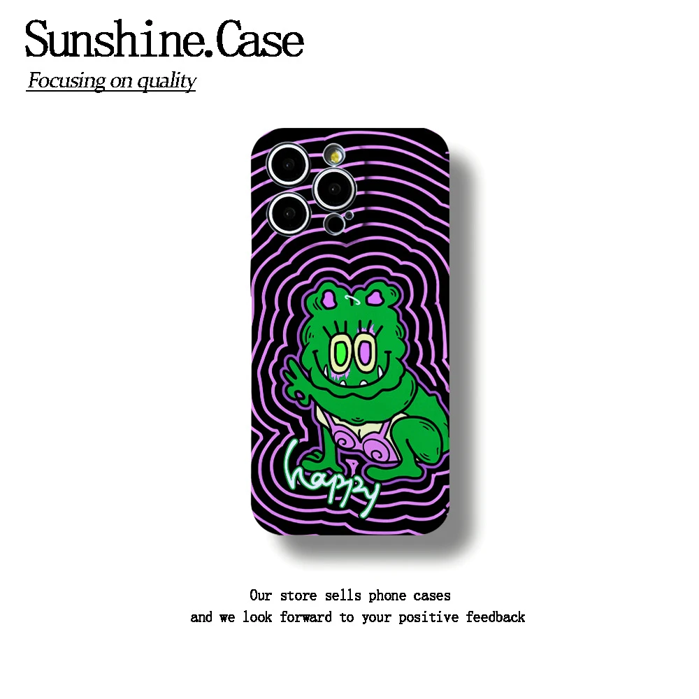 眩晕青蛙菲林软壳适用于苹果华为vivo小米oppo一加防摔手机壳