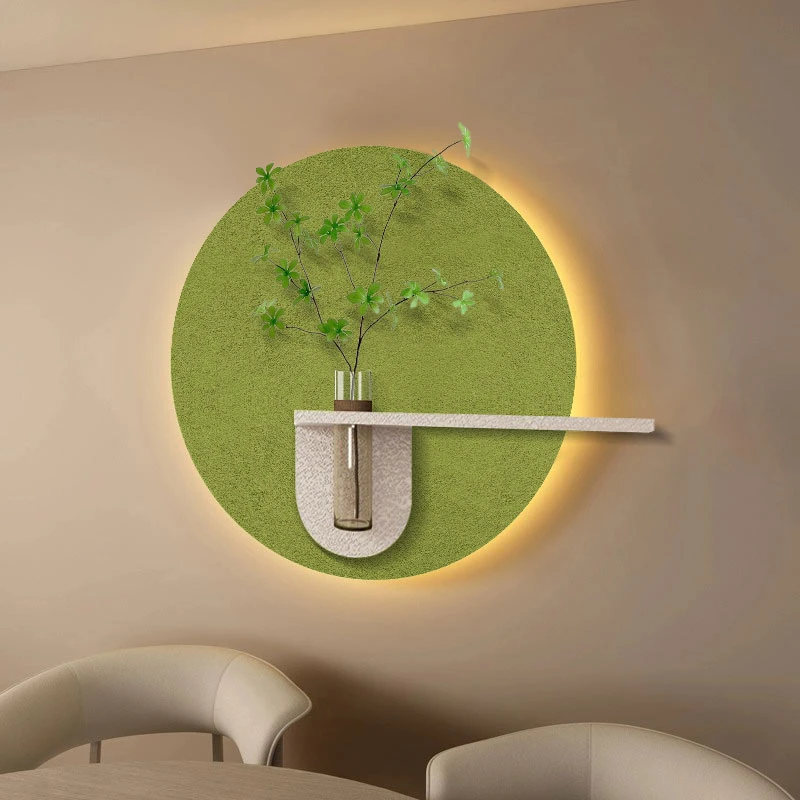 水培绿植立体砂岩画现代餐厅装饰画奶油风客厅挂画玄关壁画上档次