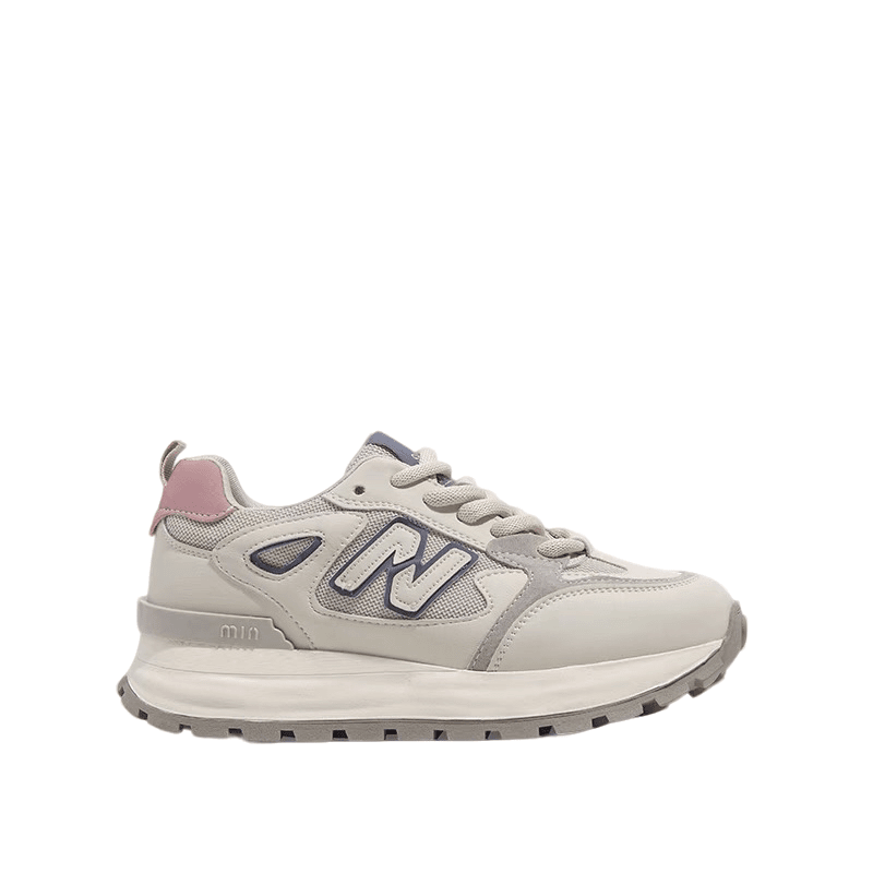 真皮厚底百搭阿甘鞋