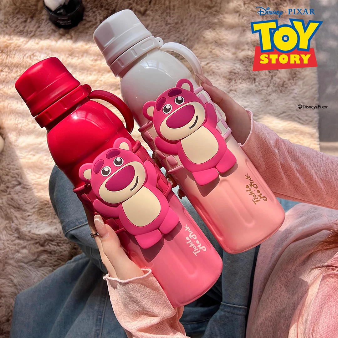 ZB艾可思草莓熊&三丽鸥跃动吸管保温杯700mL儿童便携水杯学生专用