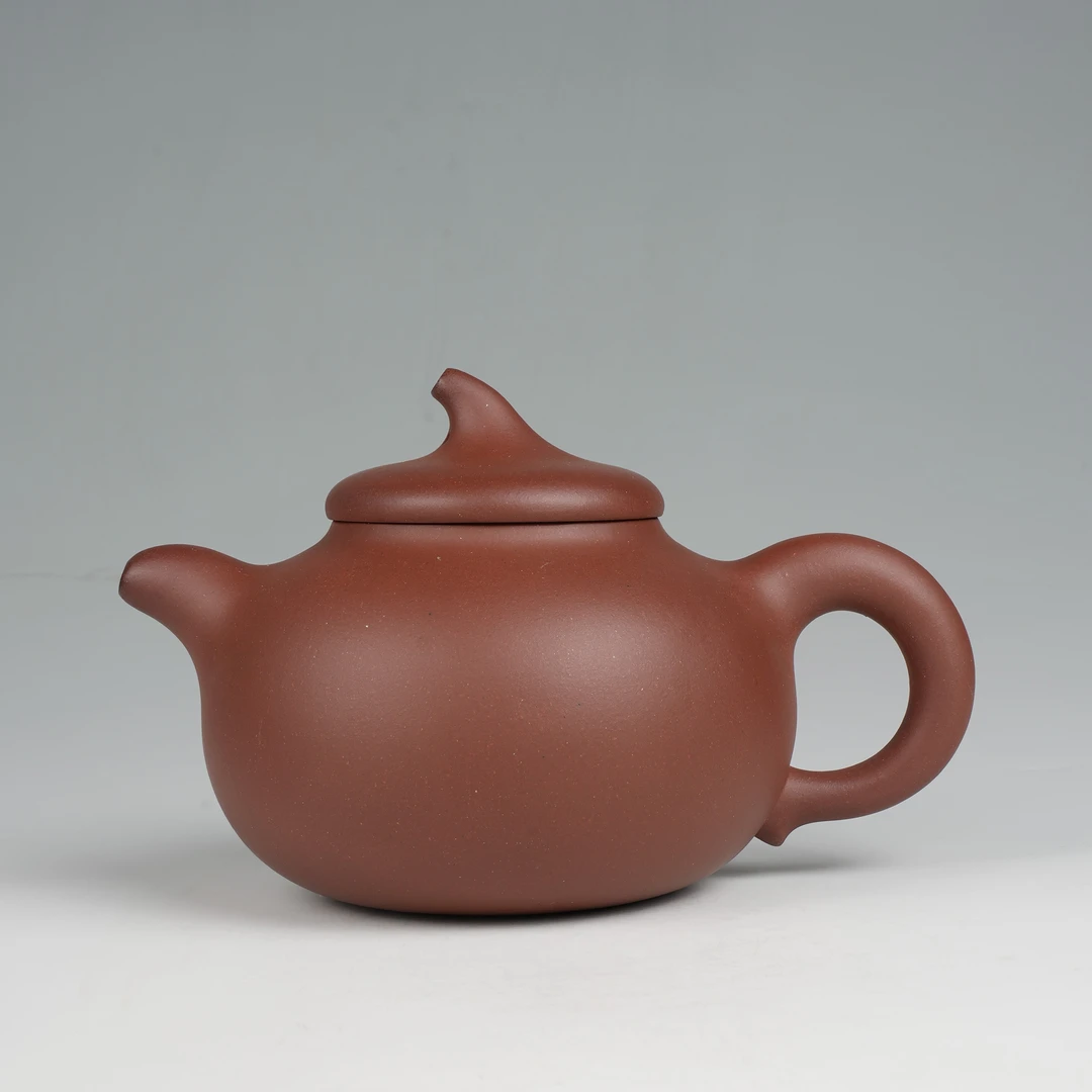 泥巴强出品 半手工 茄段 黄龙山原矿 宜兴 紫砂壶