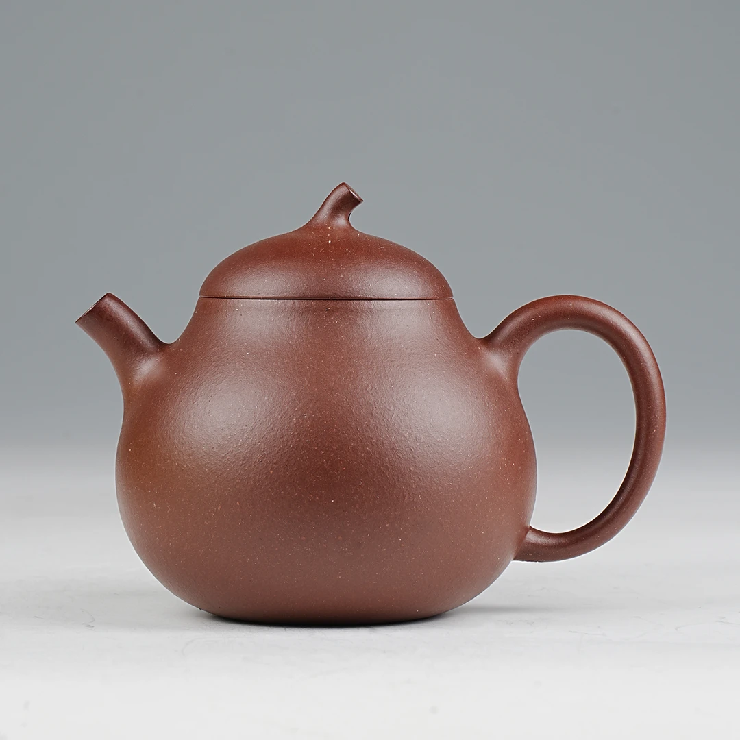 泥巴强出品 半手工 茄瓜 180cc 黄龙山原矿 宜兴 紫砂壶