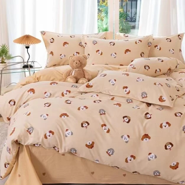 新疆包邮【三件套】水洗 云锦棉高端三件套奢华柔软