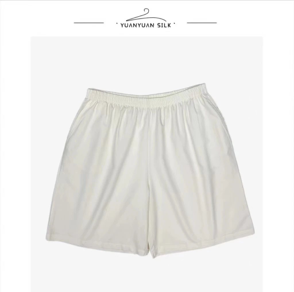 C  夏季新款宽松蚕丝五分短裤休闲百搭舒适运动家居裤子a33