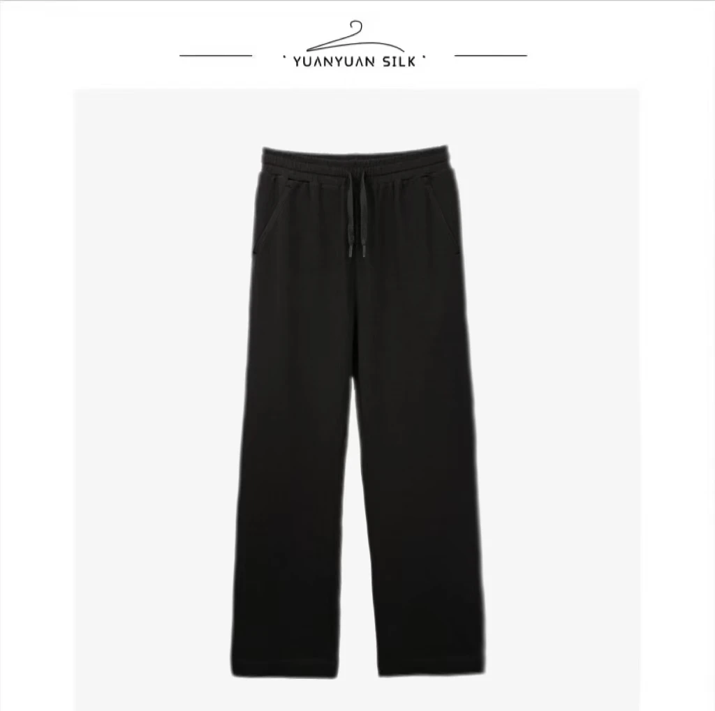 B【太舒服啦】加捻螺纹磨毛无感蚕丝舒适裤！休闲百搭，到货天天穿j79