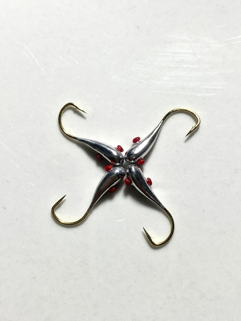 直播福利价马叉虫打孔穿线传统钓朝天钩钨钢10枚鱼钩朝天鱼钩钓鱼