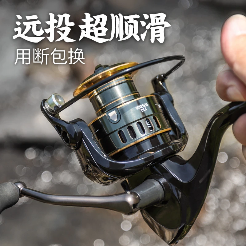 全金属纺车轮路亚渔轮远投专用正品钓鱼轮子海竿海杆矶钓鱼轮大全