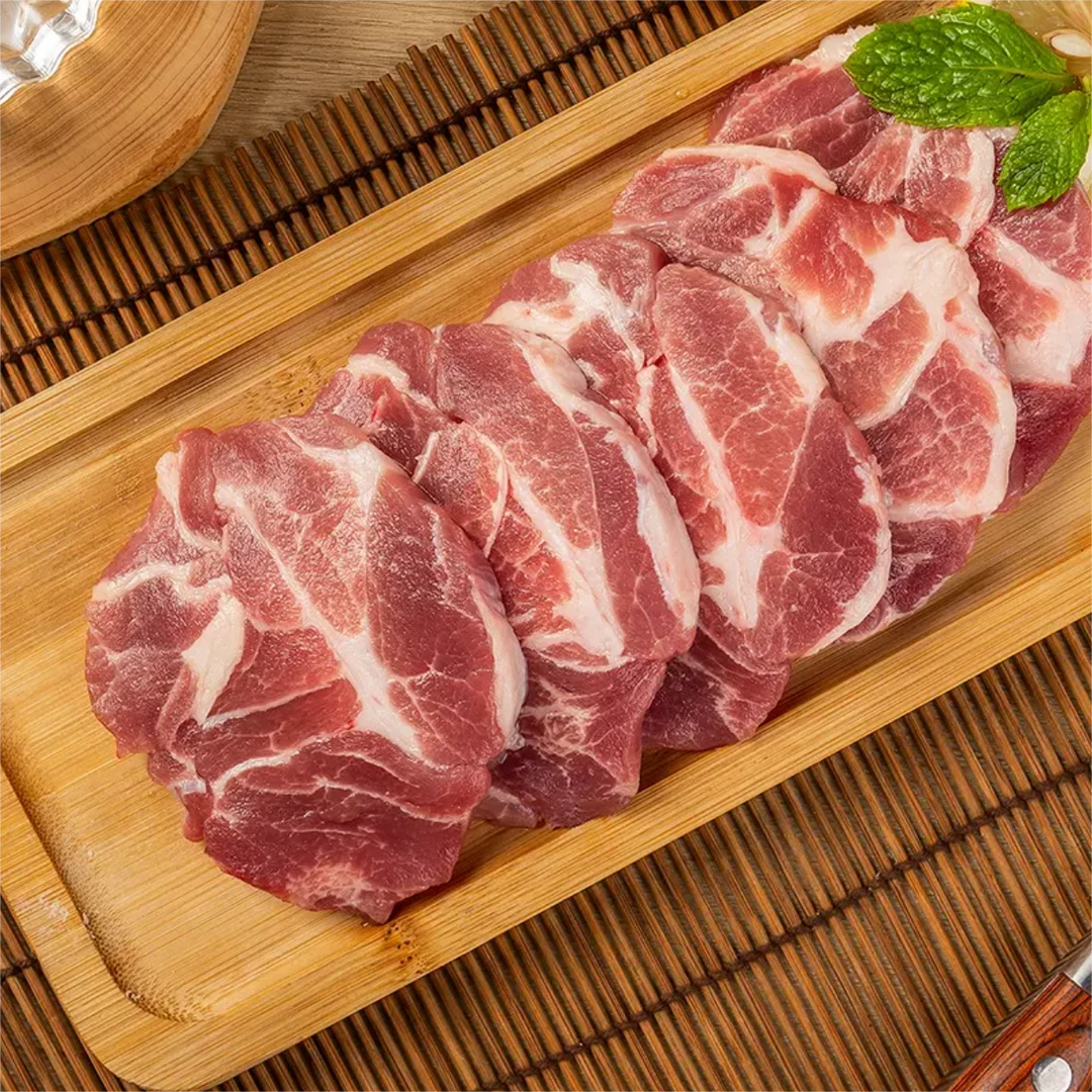 【无抗】生态黑猪冷鲜梅花肉气调盒锁鲜包装300g/盒