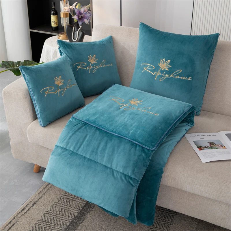 A类母婴级两用抱枕被靠垫枕头抱枕被子被午休被汽车沙发办公室