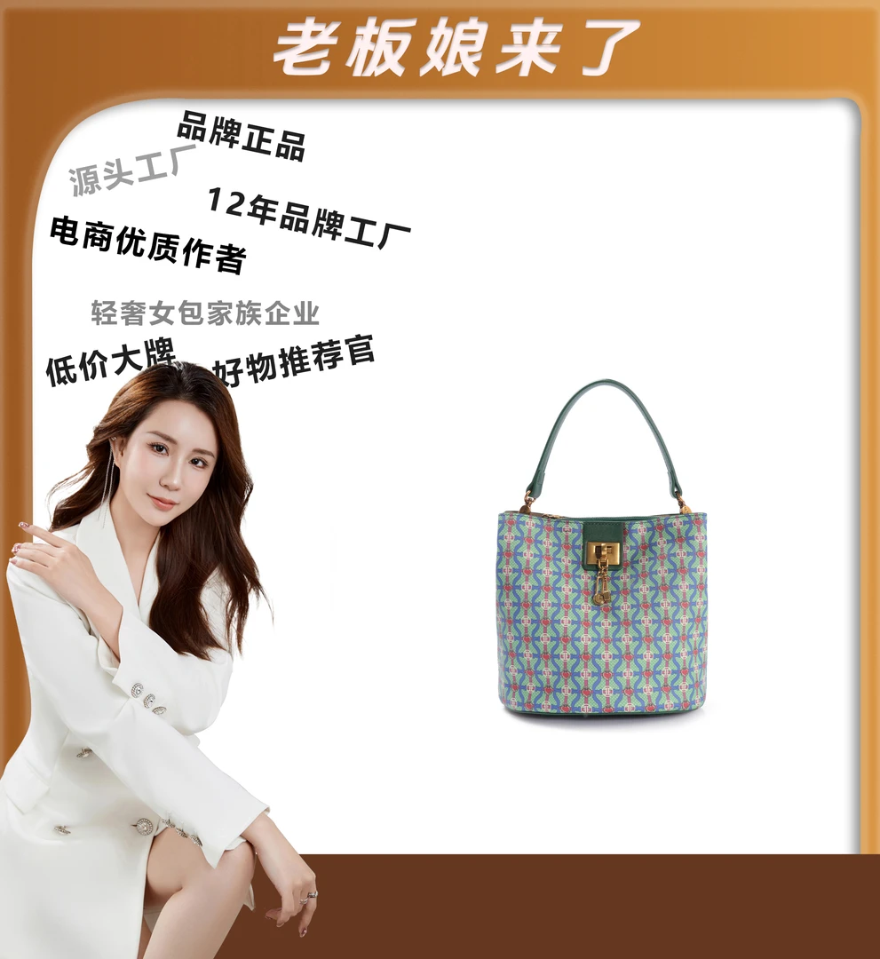 2024年包包经典时尚百搭休闲JY569-拼色小众优质单肩潮流