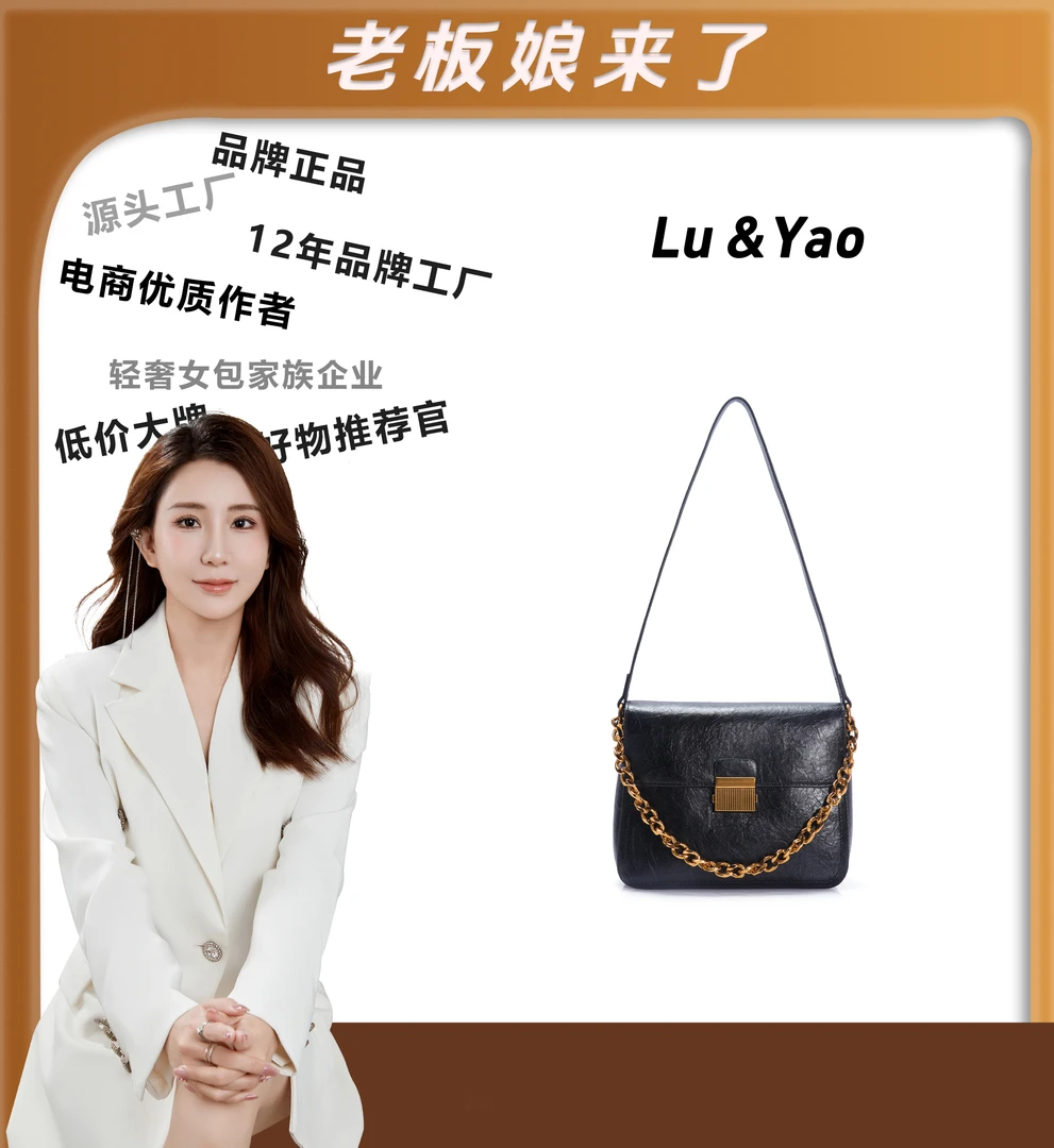 2024年包包经典时尚百搭高档秋冬百搭JY898-黑色小众女士包