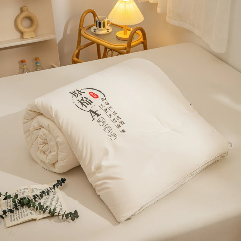 【小饭专属】原棉A类亲肤大豆被加厚春秋冬被±约6斤