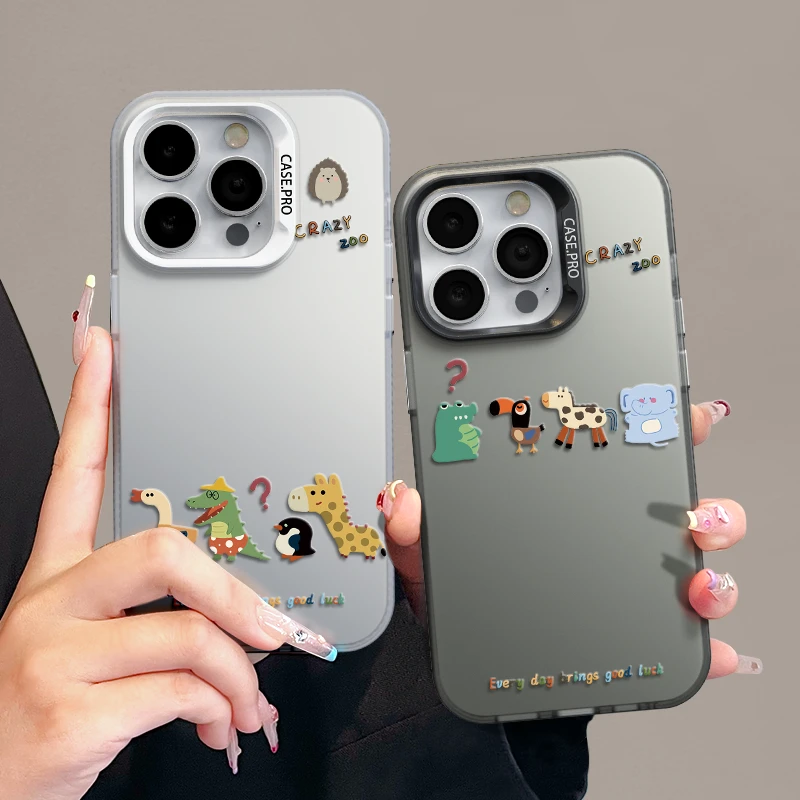 适用苹果15潮流iPhone14手机壳13p华为动物x荣耀nova趣味mate简约